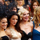 The Sex And The City 2 cast at the U.K. premiere of unleashing their movie on an unsuspecting public ((Photo: Max Nash/AFP/Getty Images)